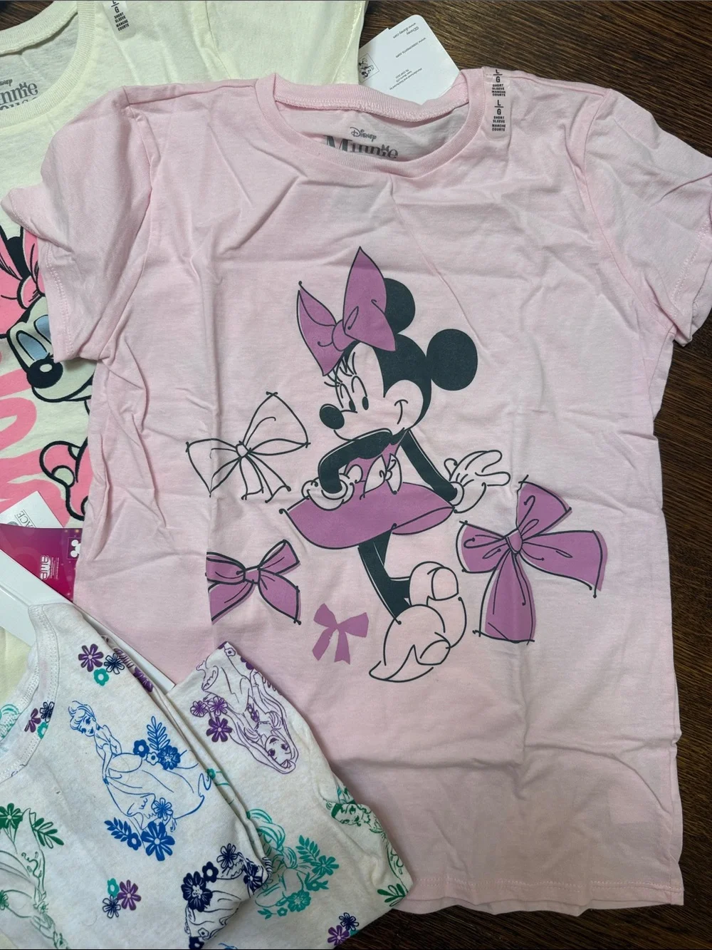 NWT S/3 Disney T-Shirts & 1 Pajama Set